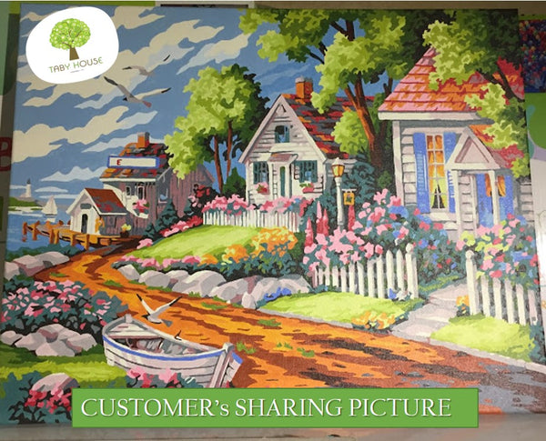 04050012 Countryside Standard Size Number Painting (40*50cm)