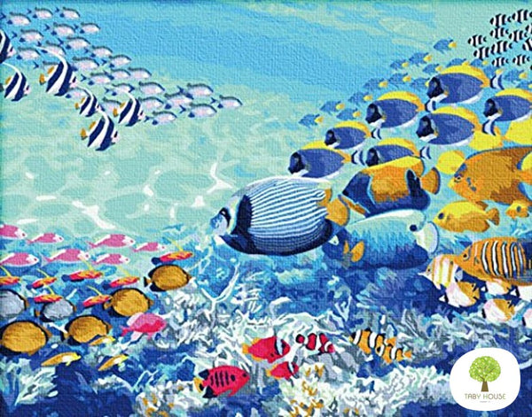 04050026 Secret of Reef Standard Size Number Painting (40*50cm)