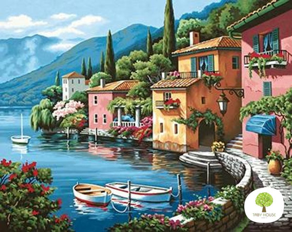 04050031 Lakeside Village Standard Size Number Painting (40*50cm)