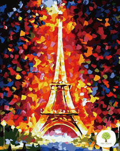 04050072 Dream Paris Standard Size Number Painting (40*50cm)