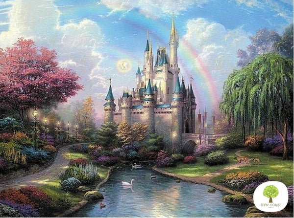 04050103 Enchanted Castle Standard Size Number Painting (40*50cm)