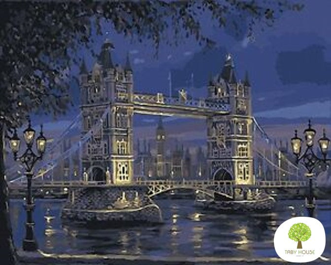 04050128 London Bridge Standard Size Number Painting (40*50cm)