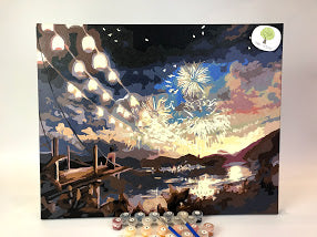 04050135 Firework Standard Size Number Painting (40*50cm)