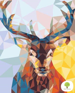 04050136 The Deer Standard Size Number Painting (40*50cm)