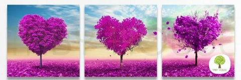 Trees of Love 05015004 XL Size 3 in 1 Number Painting (50 x 150cm)