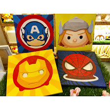 N02020022 Ironman Superhero Series Small Size Number Painting (20x20cm)