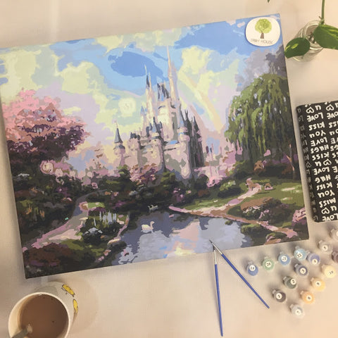04050103 Enchanted Castle Standard Size Number Painting (40*50cm)