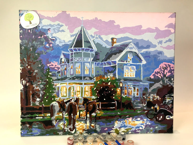 04050007 Home Sweet Home Standard Size Number Painting (40*50cm)