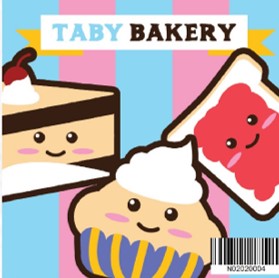 N02020004 Taby Bakery Food Series Small Size Number Painting (20x20cm)