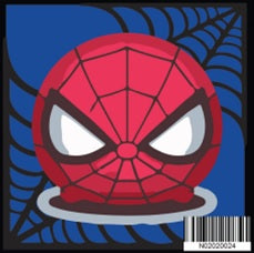 N02020024 Spiderman Superhero Series Small Size Number Painting (20x20cm)