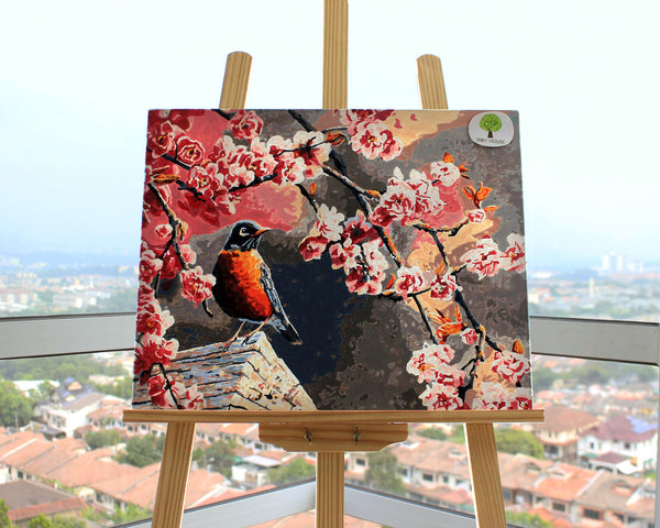 04050020 Cherry Blossom Standard Size Number Painting (40*50cm)