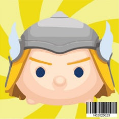 N02020023 Thor Superhero Series Small Size Number Painting (20x20cm)